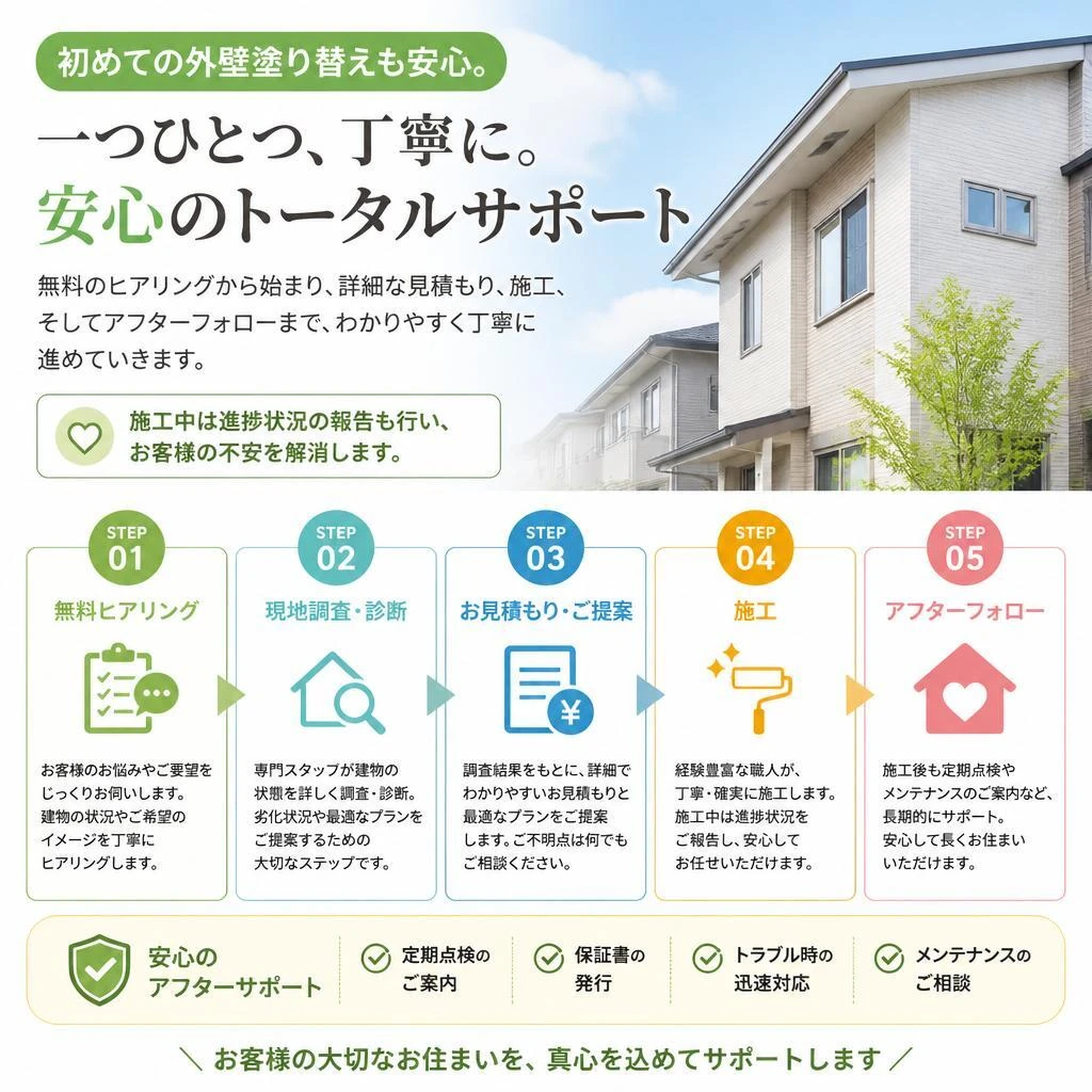 施工の流れ
