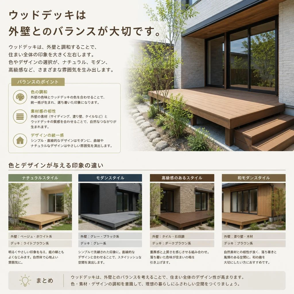 外壁との調和を考える